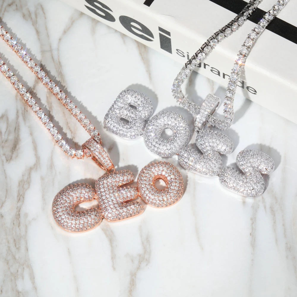 Iced Out Custom Name Pendant