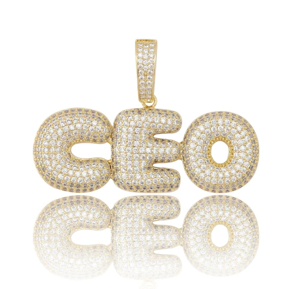 Iced Out Custom Name Pendant