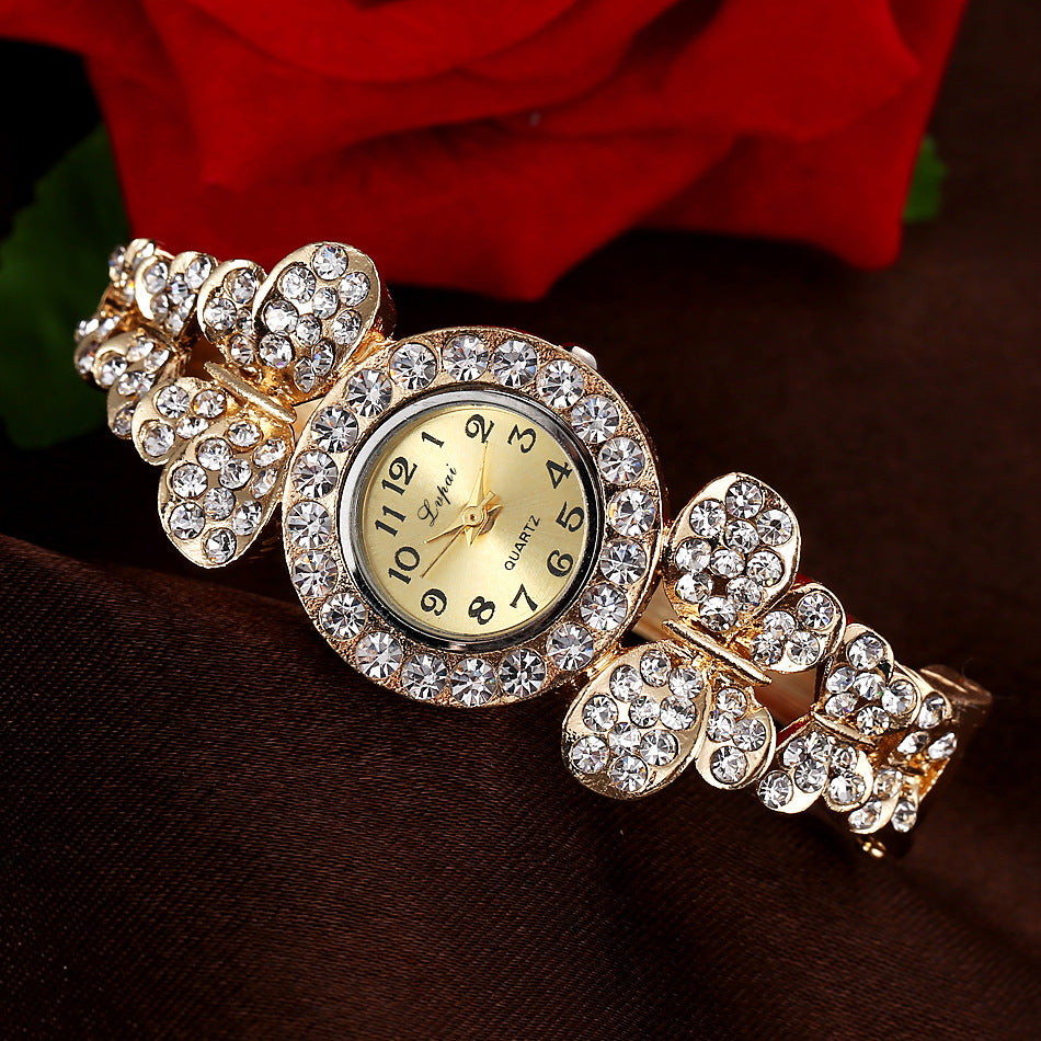 Diamond Ladies Bracelet Trend Quartz Watch