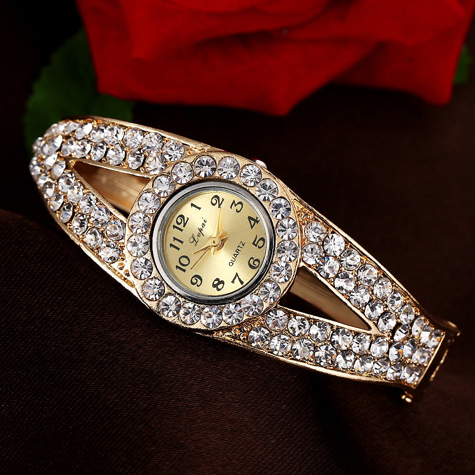 Diamond Ladies Bracelet Trend Quartz Watch