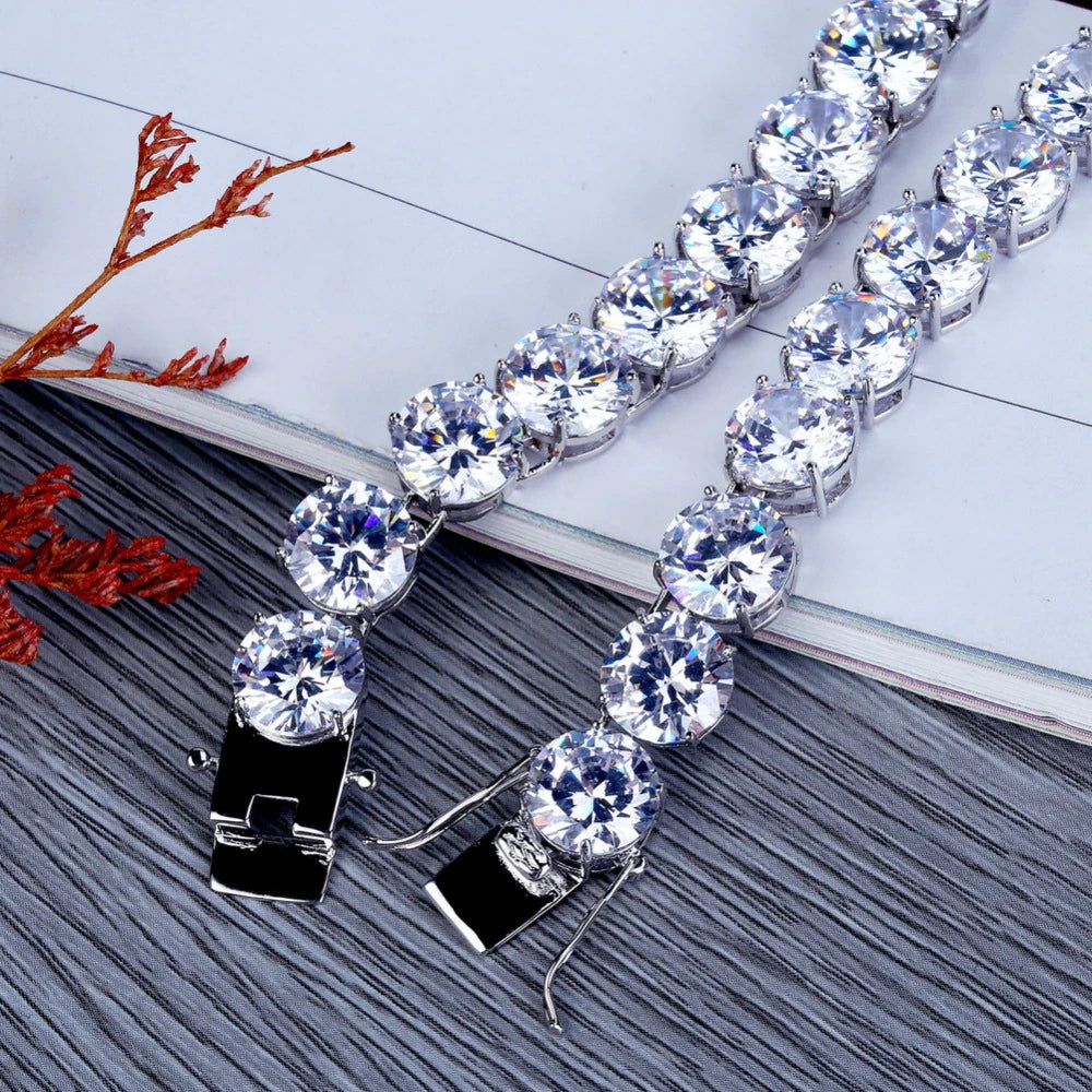 3mm-10mm Iced Out Tennis Chain