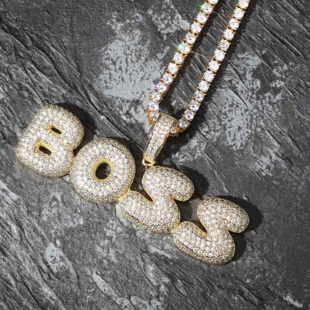 Iced Out Custom Name Pendant