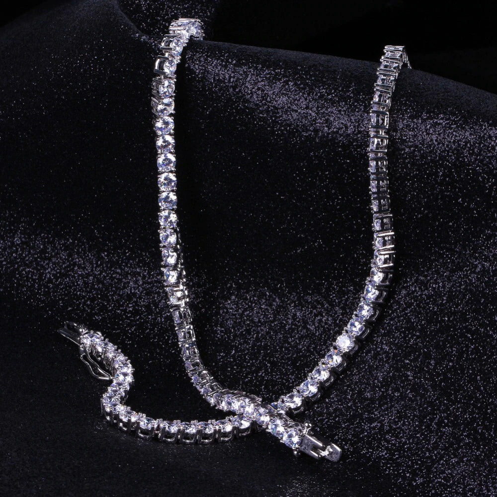 3mm-10mm Iced Out Tennis Chain