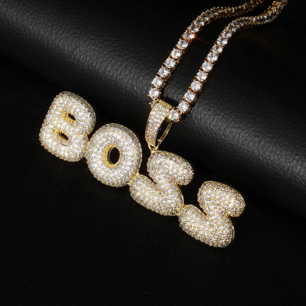 Iced Out Custom Name Pendant