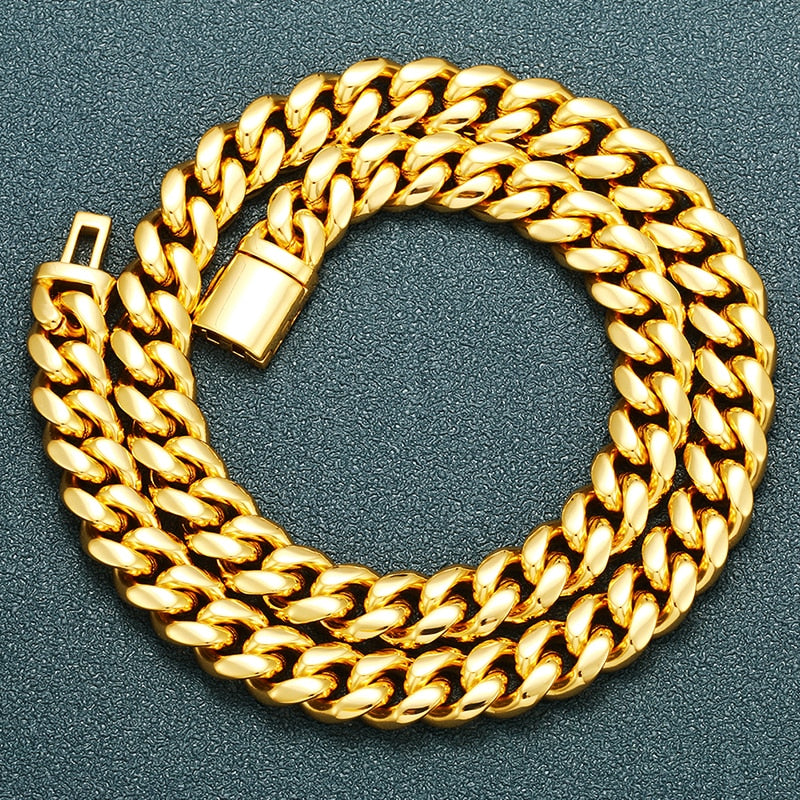 12mm Miami Cuban Link Chain