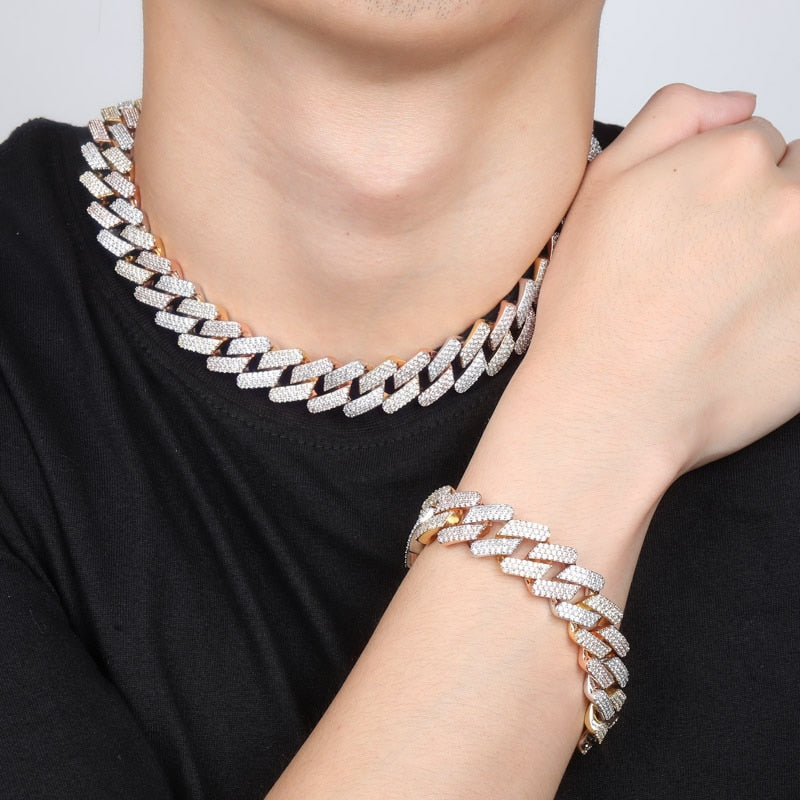 20mm Iced Miami Cuban Link Chain