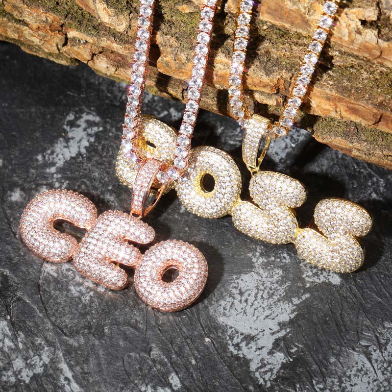 Iced Out Custom Name Pendant