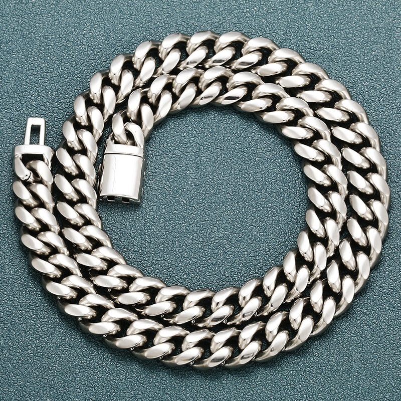 12mm Miami Cuban Link Chain