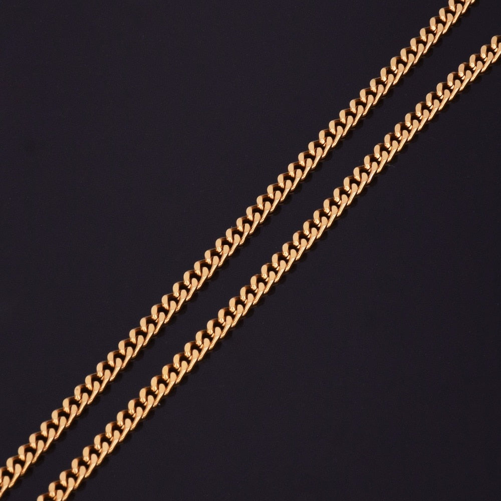 3mm Miami Cuban Link Chain