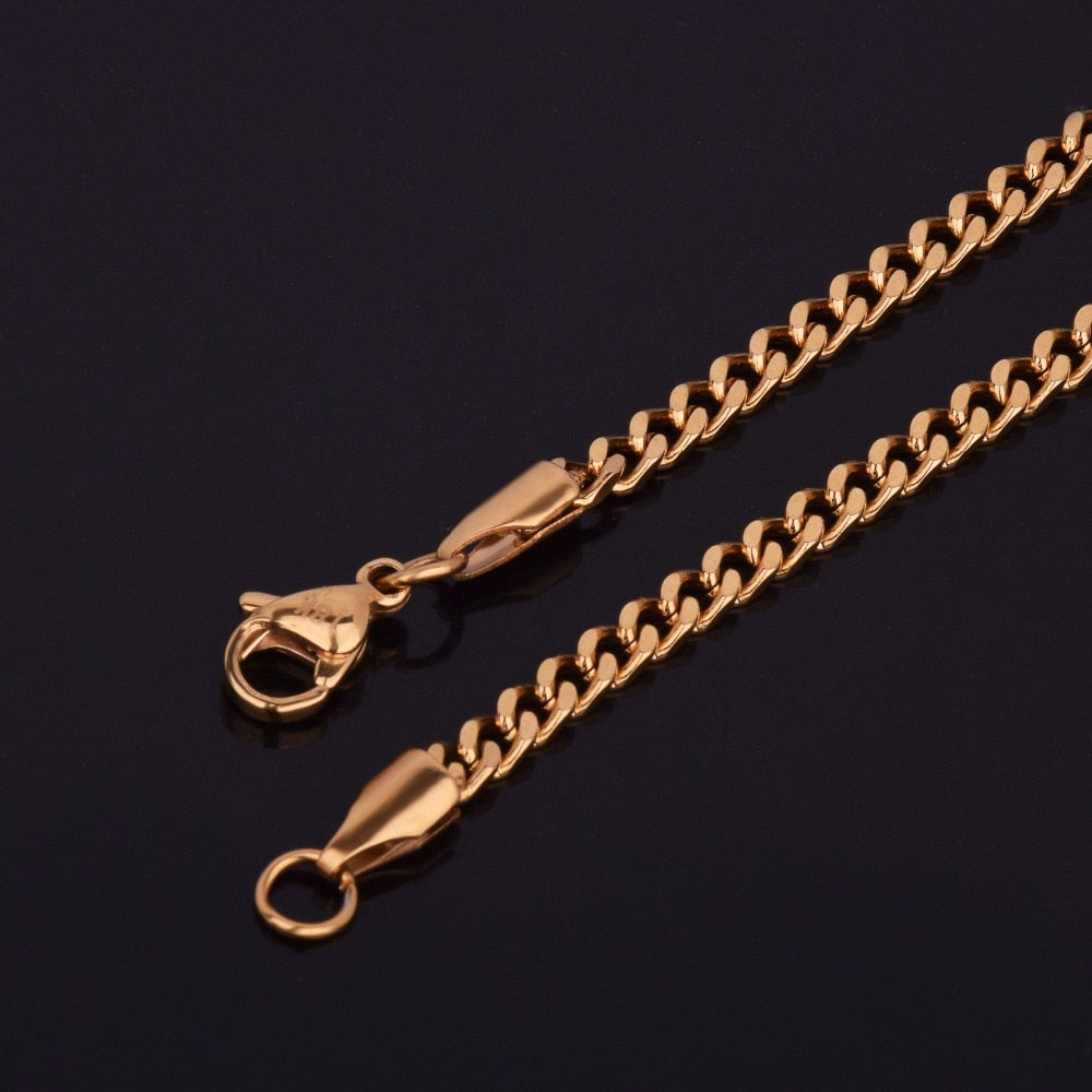 3mm Miami Cuban Link Chain
