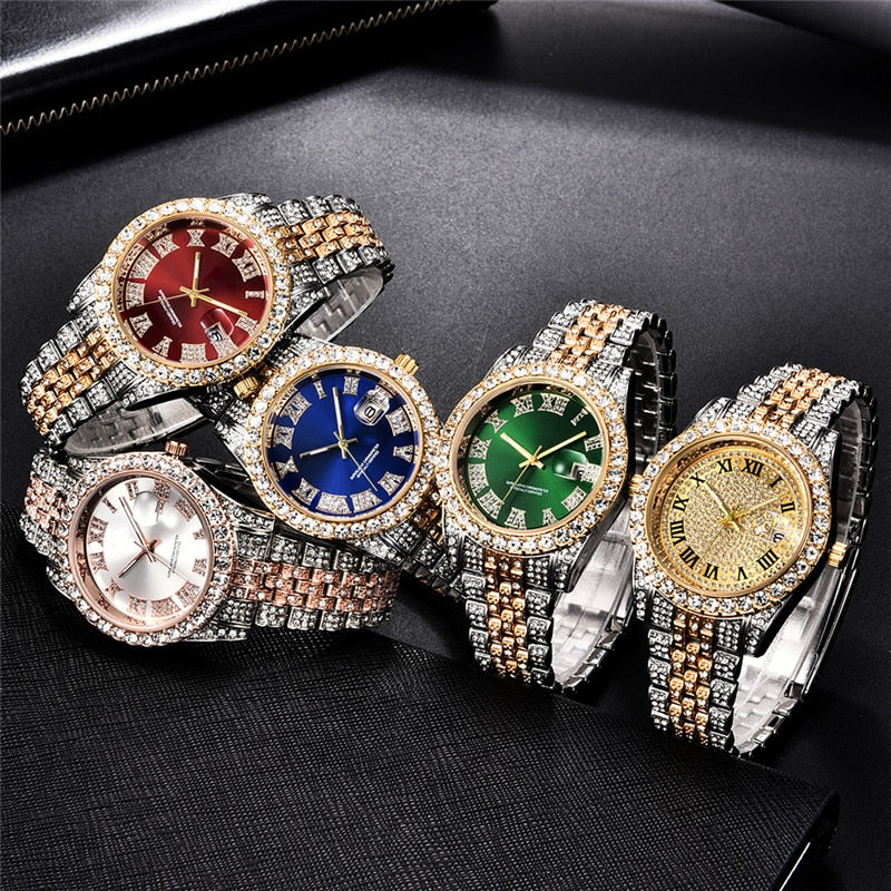 Hip Hop Full Iced Out Watches