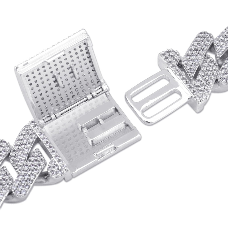 20mm Iced Miami Cuban Link Chain