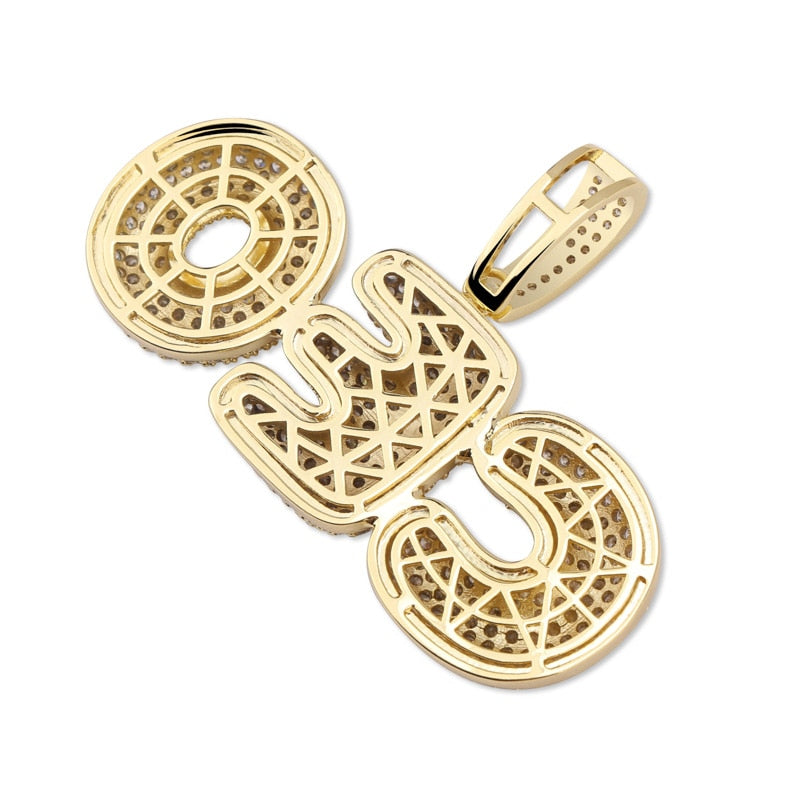 Iced Out Custom Name Pendant