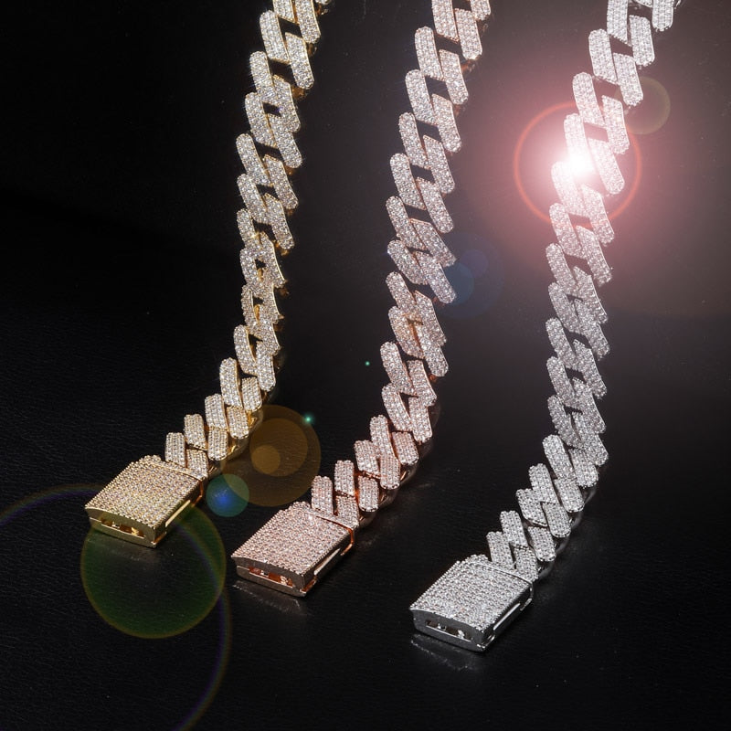 20mm Iced Miami Cuban Link Chain