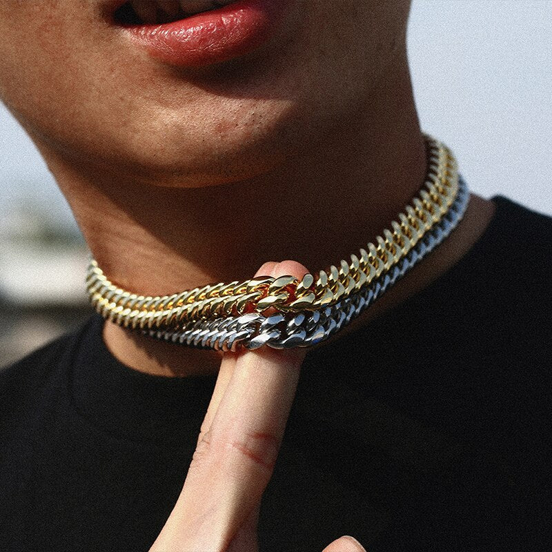 12mm Miami Cuban Link Chain