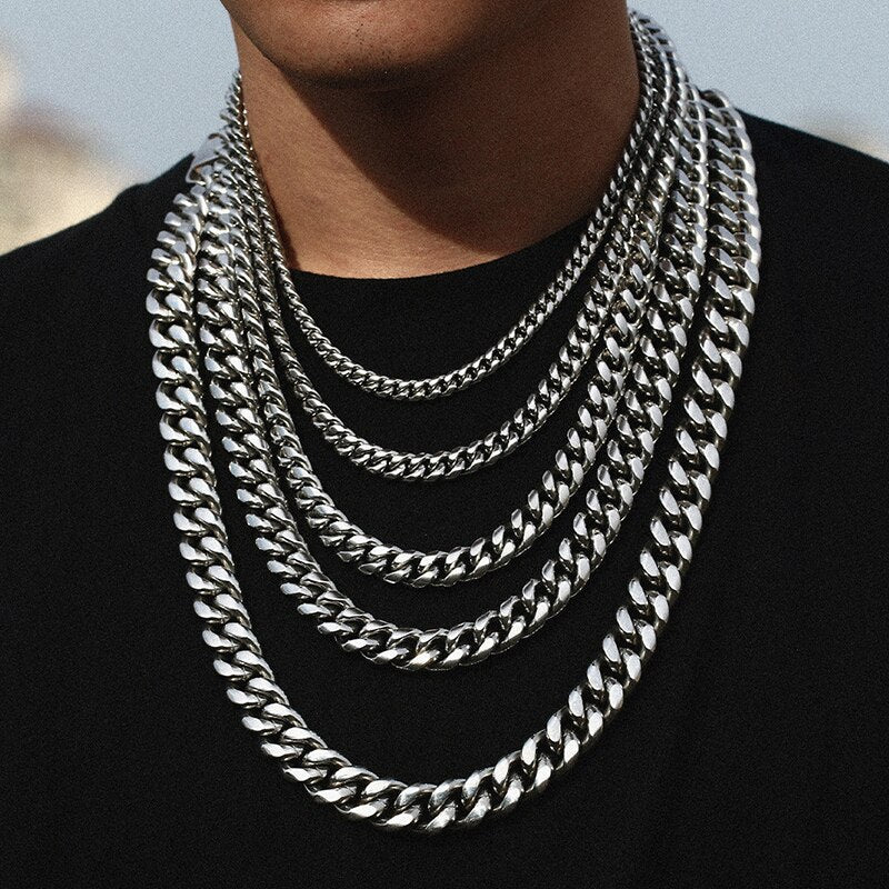 12mm Miami Cuban Link Chain
