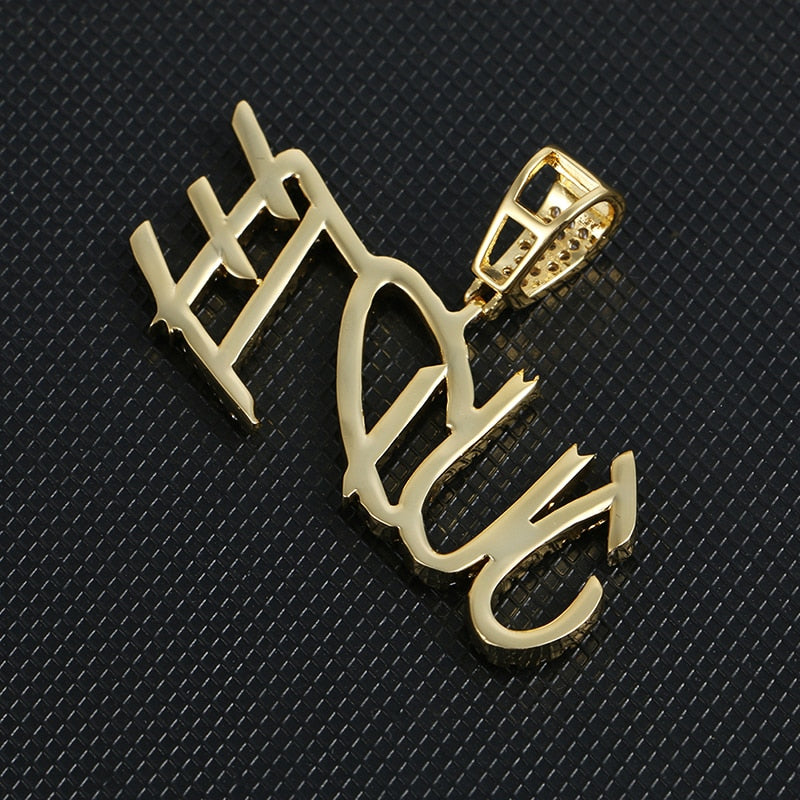 Iced Out Custom Name pendant