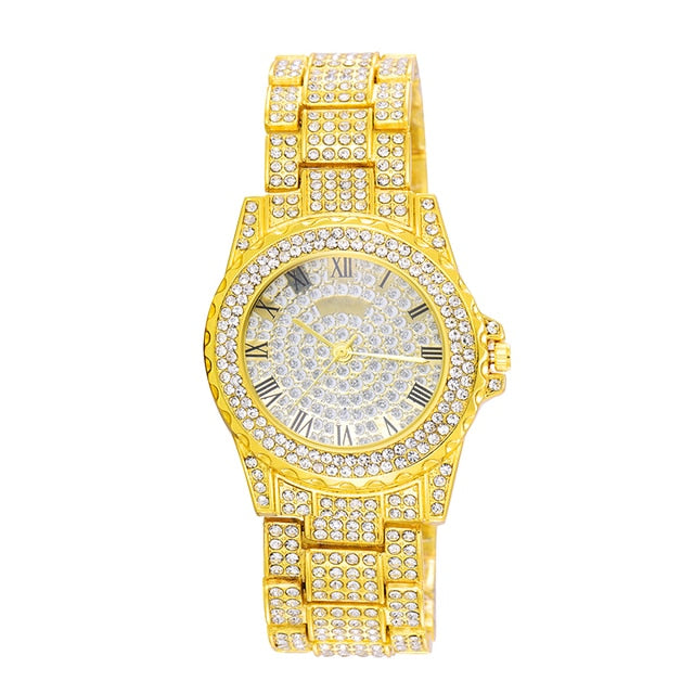 18K Gold Diamond Watch