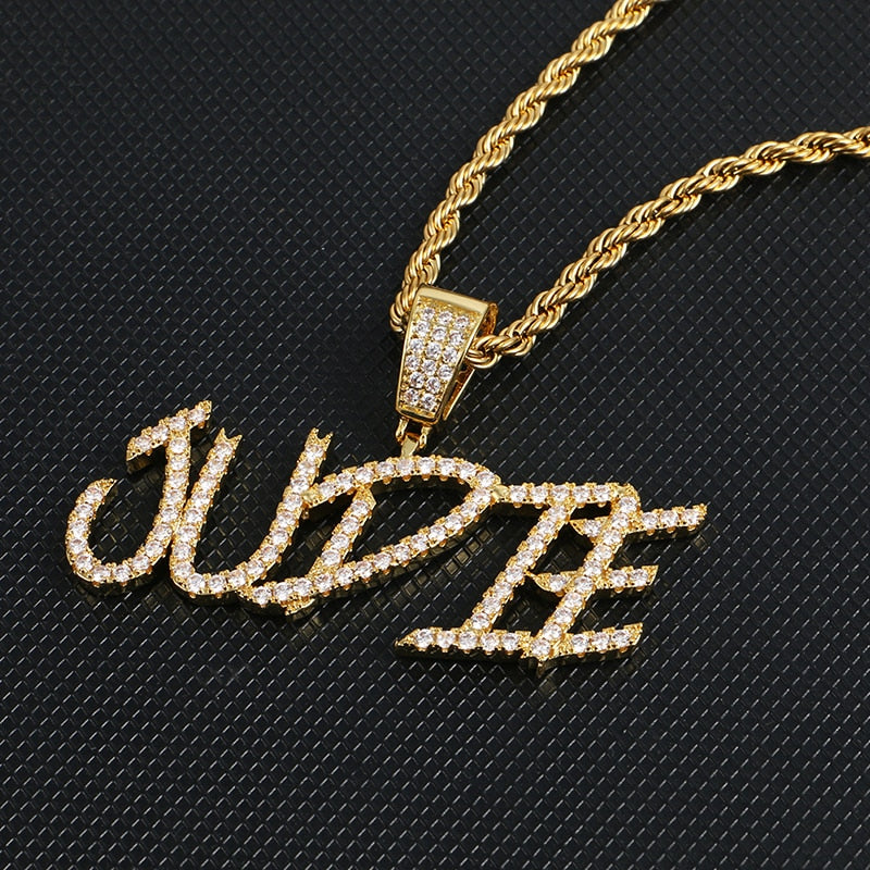 Iced Out Custom Name pendant