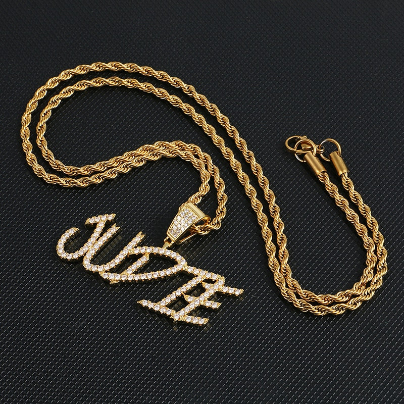 Iced Out Custom Name pendant