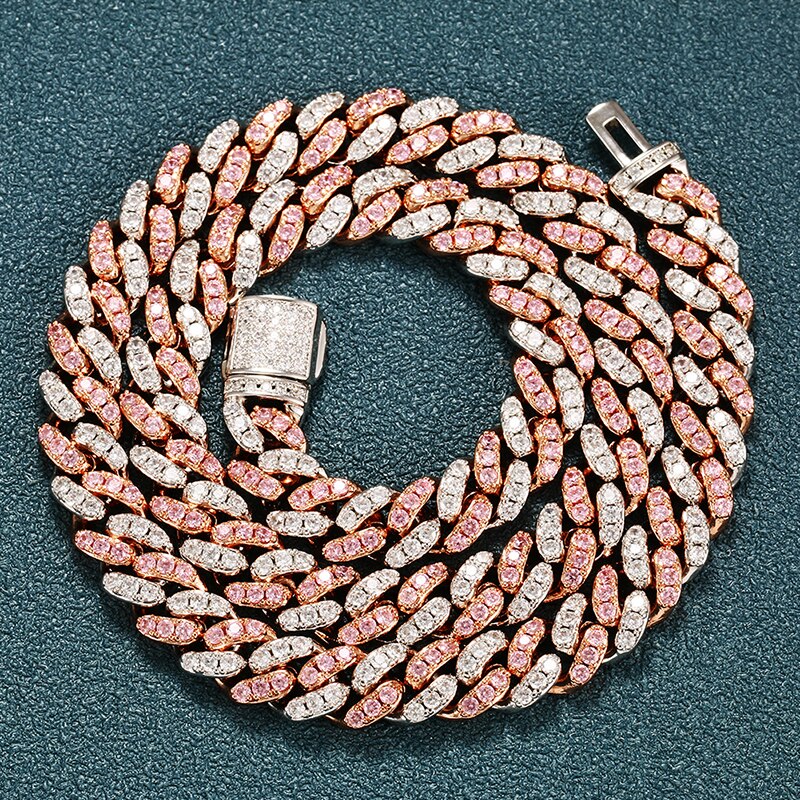 8mm Diamond Cuban Link Chain