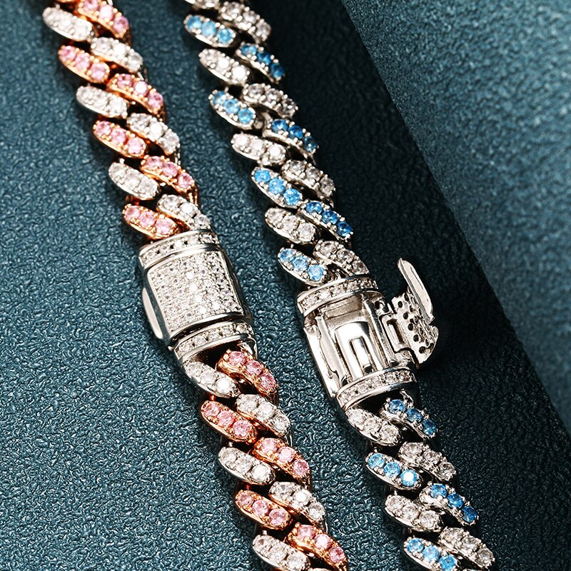 8mm Diamond Cuban Link Chain