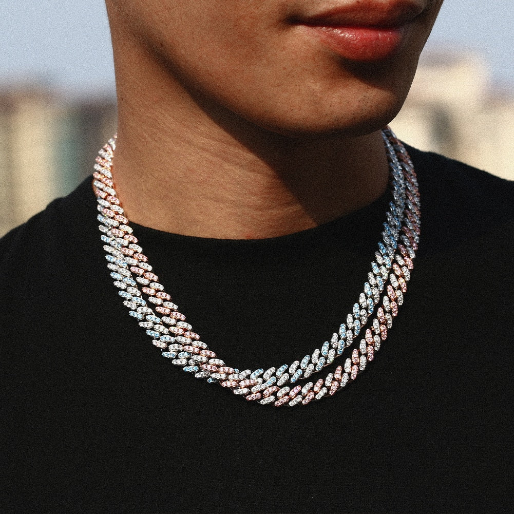 8mm Diamond Cuban Link Chain