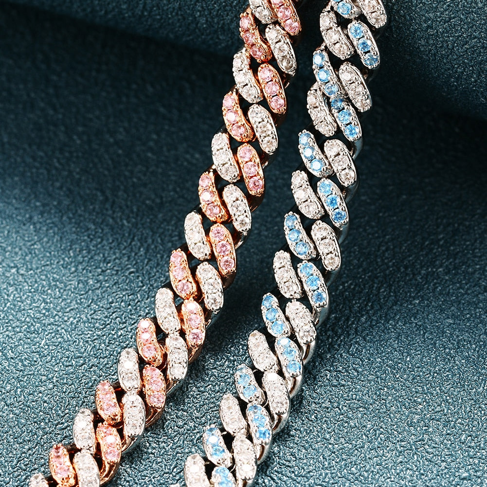 8mm Diamond Cuban Link Chain