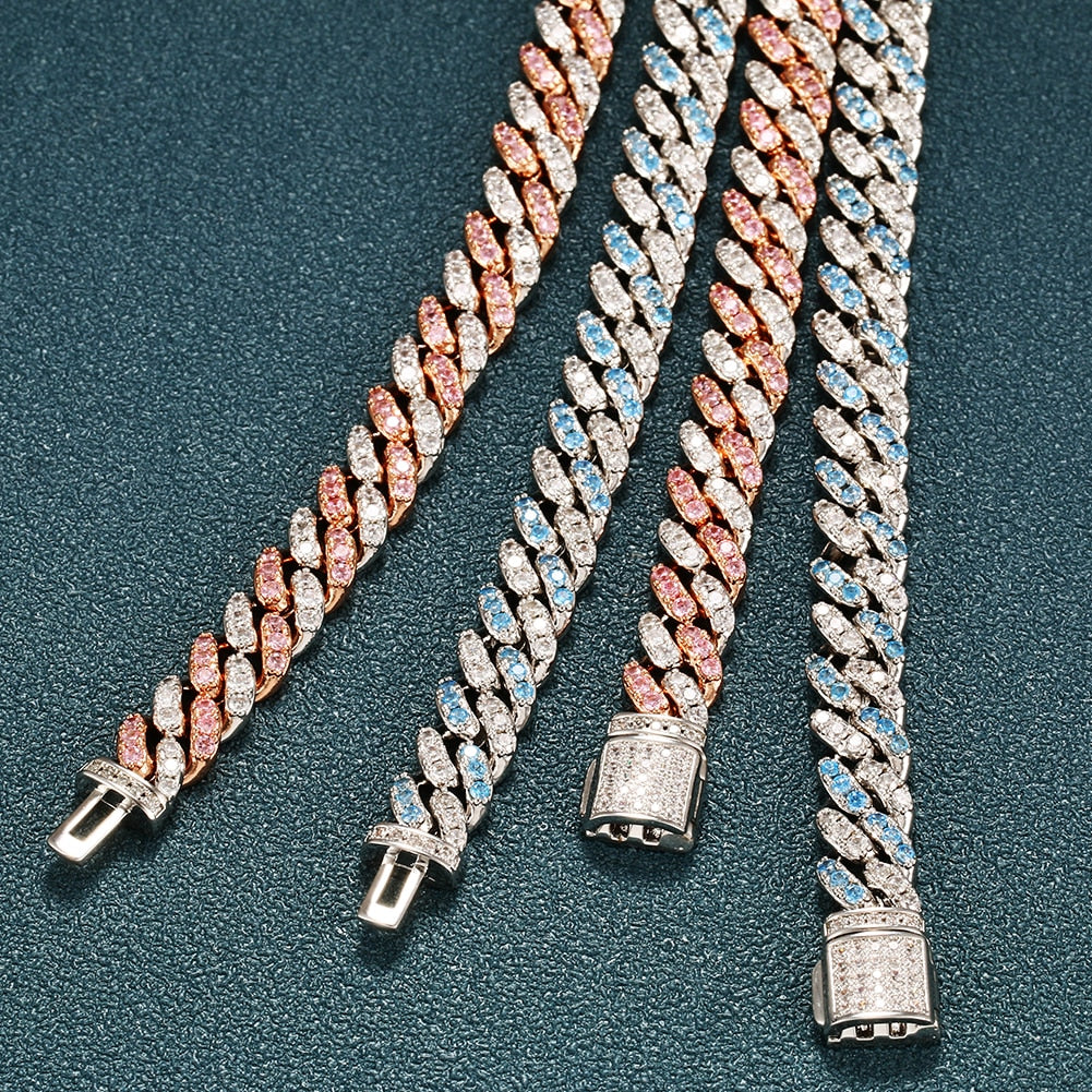 8mm Diamond Cuban Link Chain