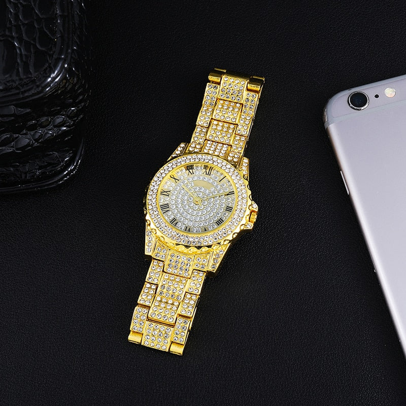 18K Gold Diamond Watch