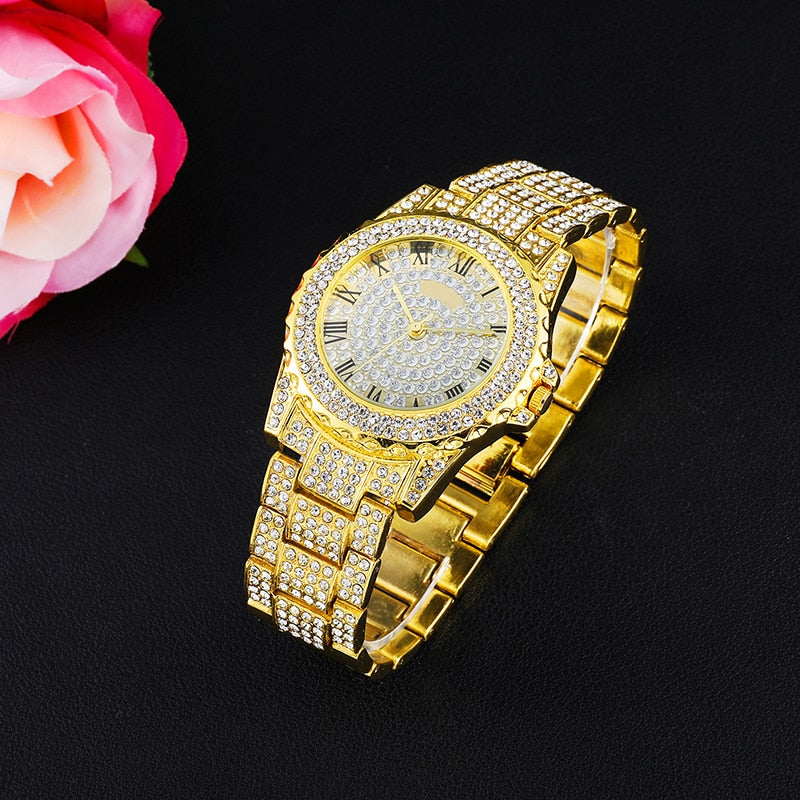 18K Gold Diamond Watch