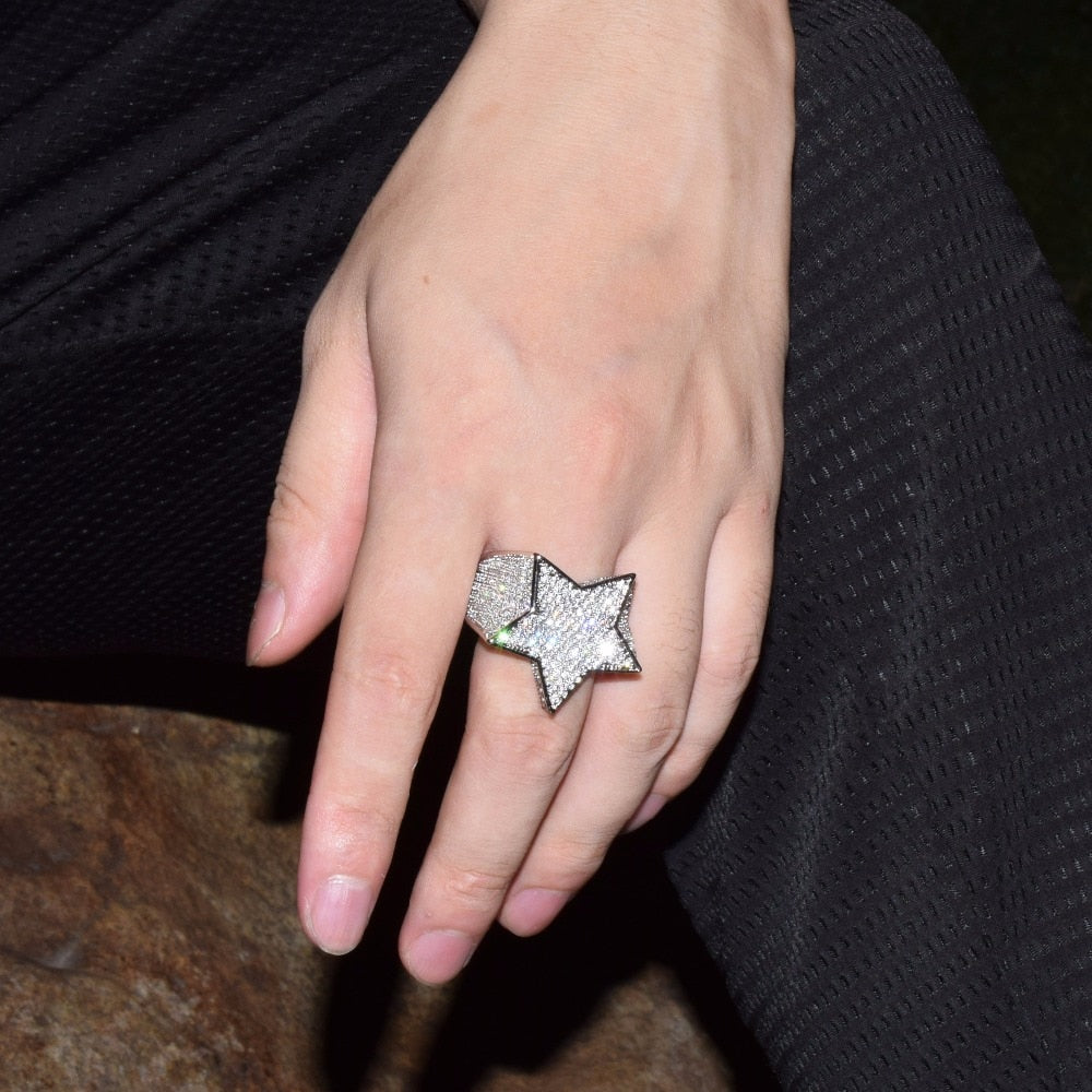 Icy Star Ring