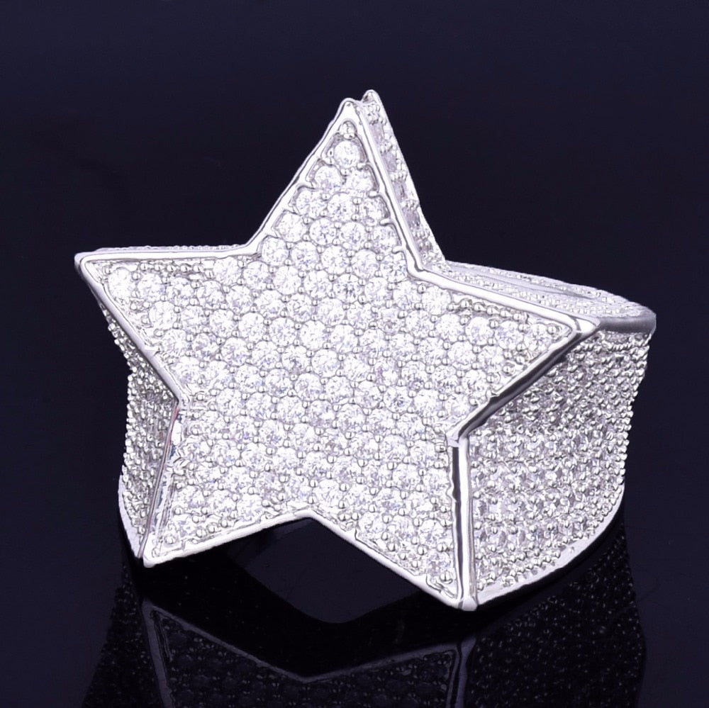 Icy Star Ring