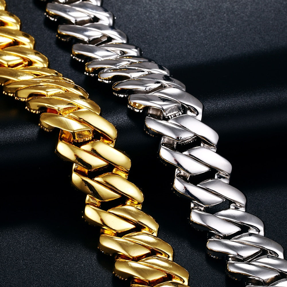 20mm Heavy Miami Cuban Link Chain