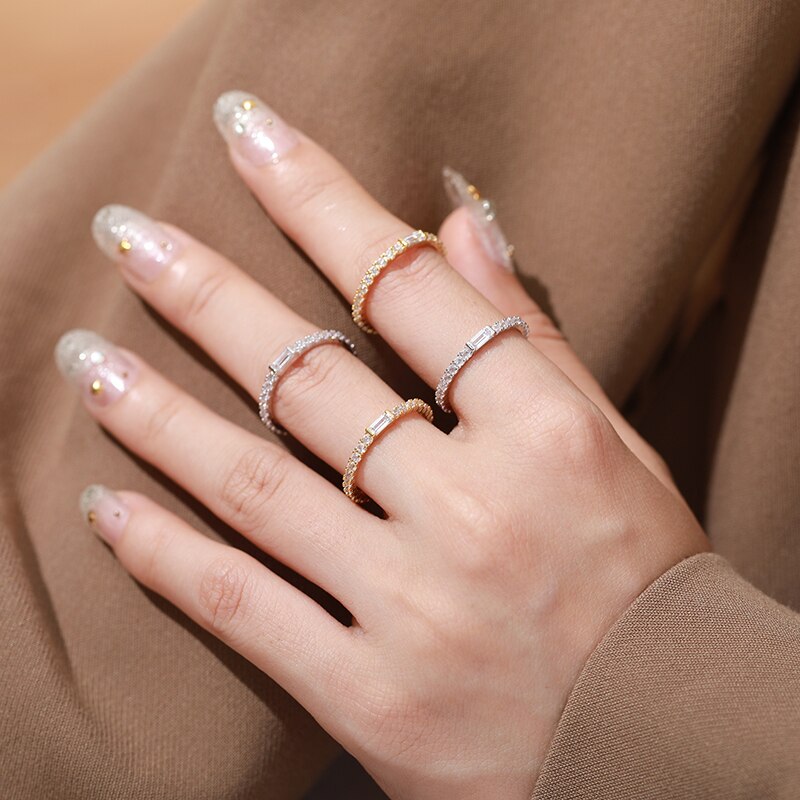 2mm Diamond ring for women