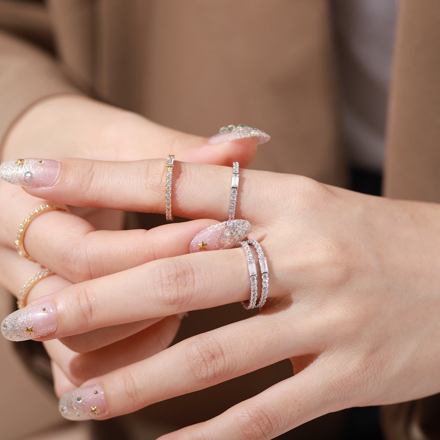 2mm Diamond ring for women