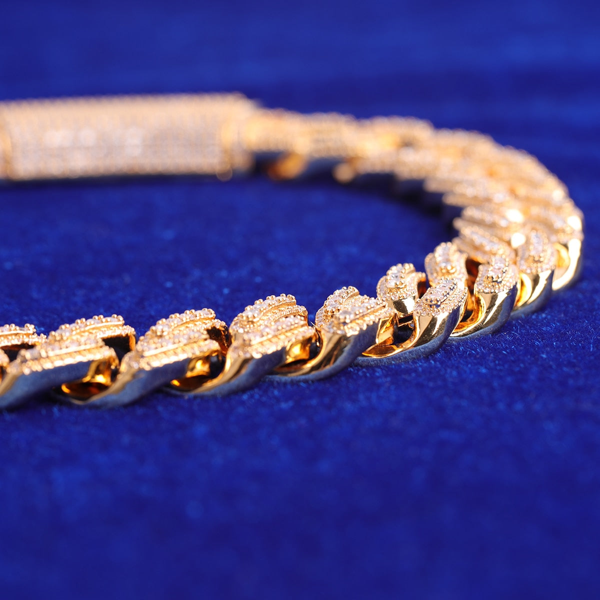 Real Gold Plated Hip Hop Miami 18mm Cuban Link Chain for Man