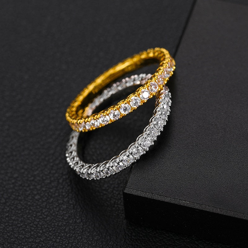 Classic Moissanite Tennis Ring