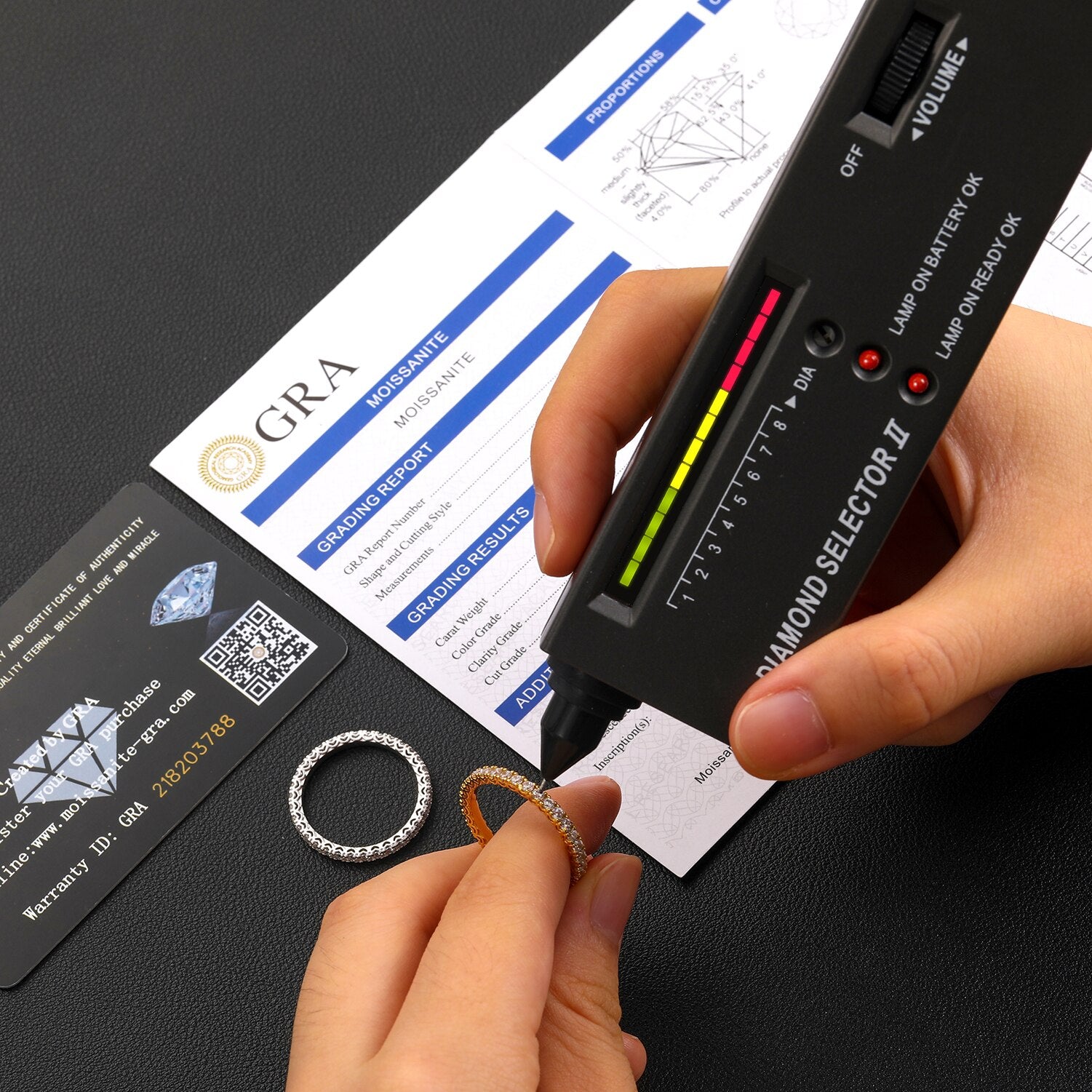 Classic Moissanite Tennis Ring