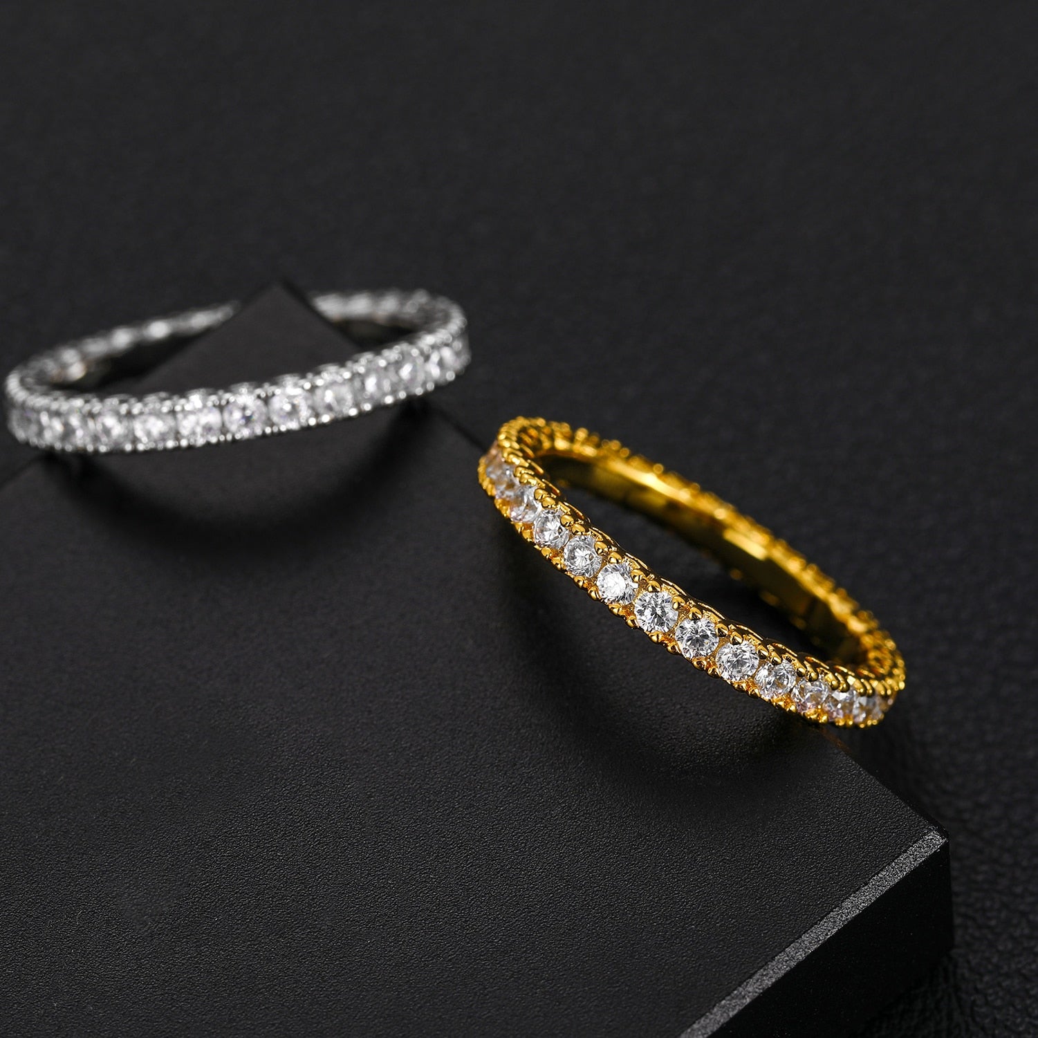 Classic Moissanite Tennis Ring