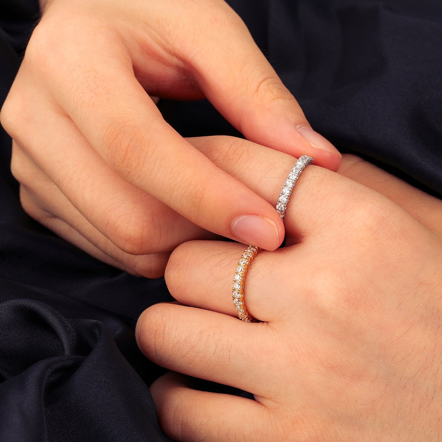 Classic Moissanite Tennis Ring