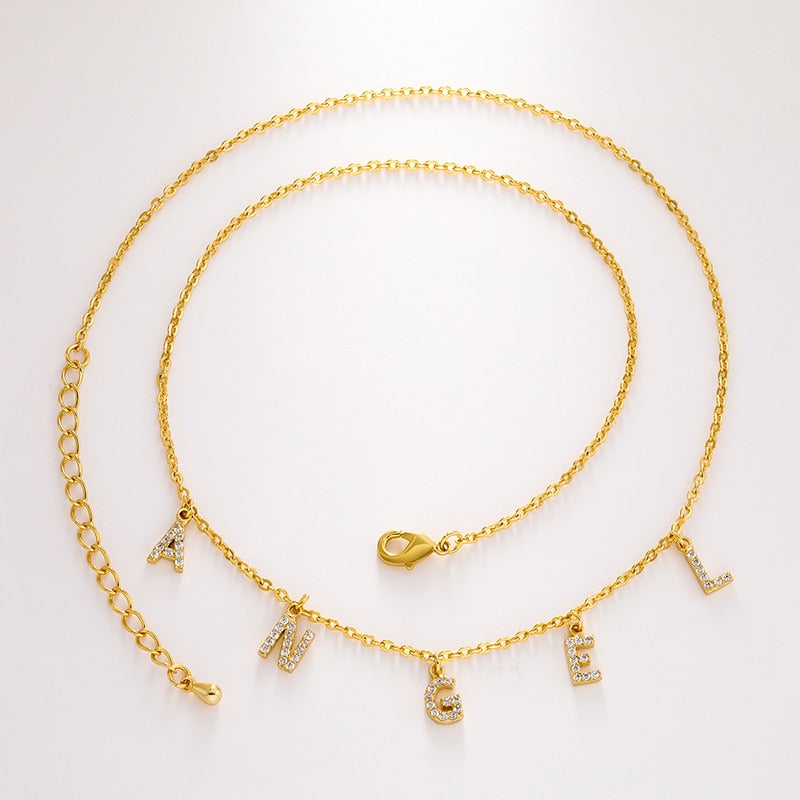 S925 Moissanite Diamond Name Necklace