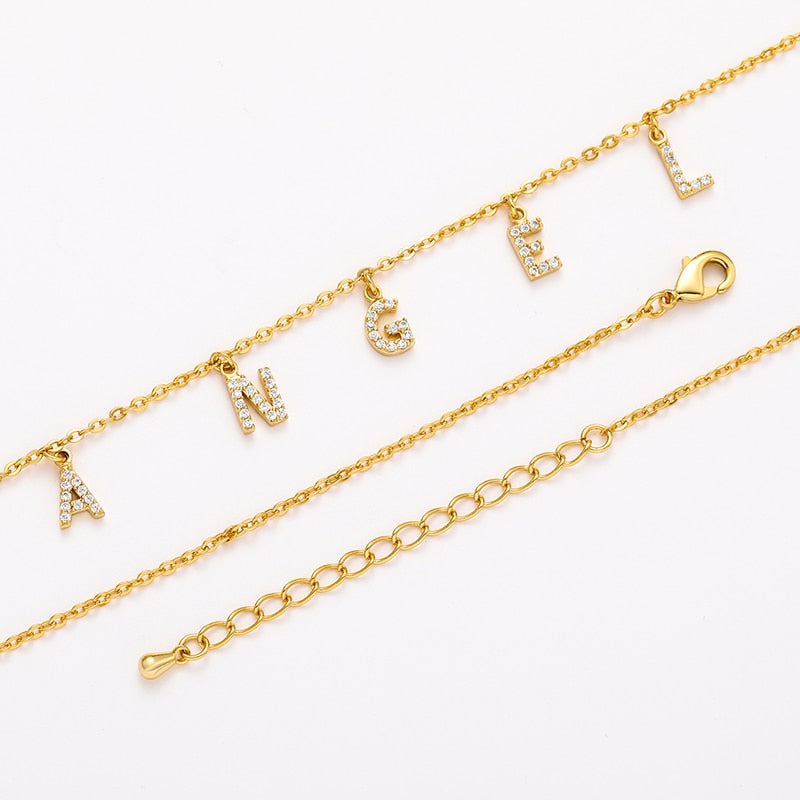 S925 Moissanite Diamond Name Necklace