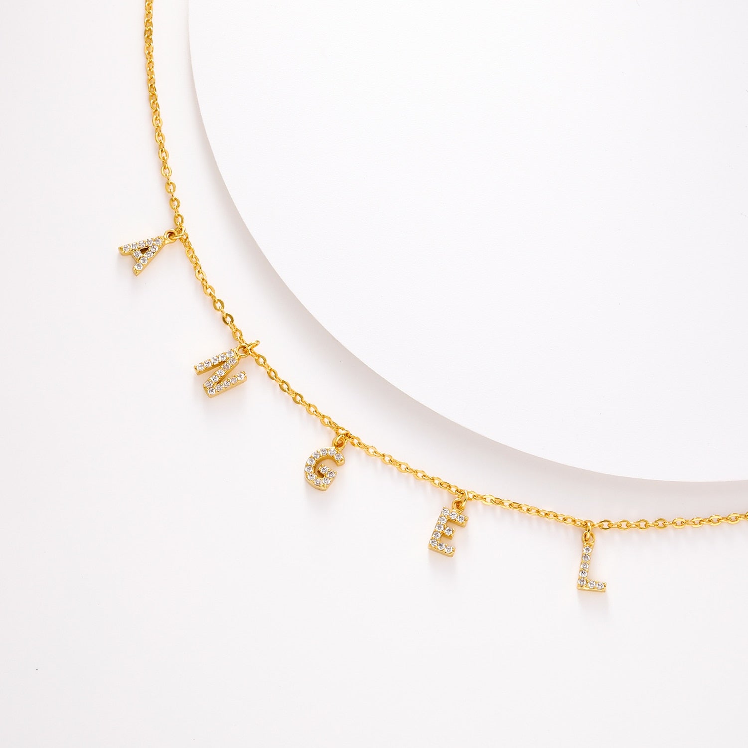 S925 Moissanite Diamond Name Necklace