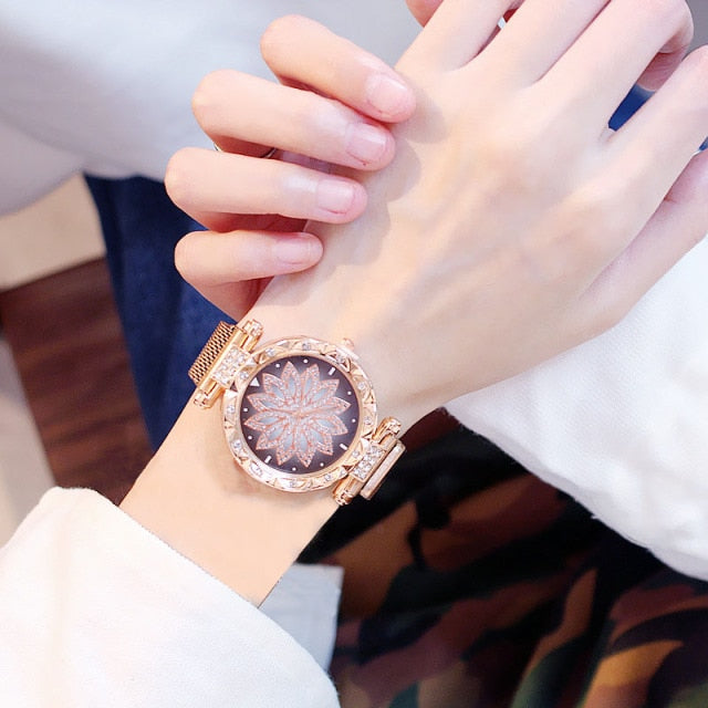 Luxury Rose Gold Women Watch