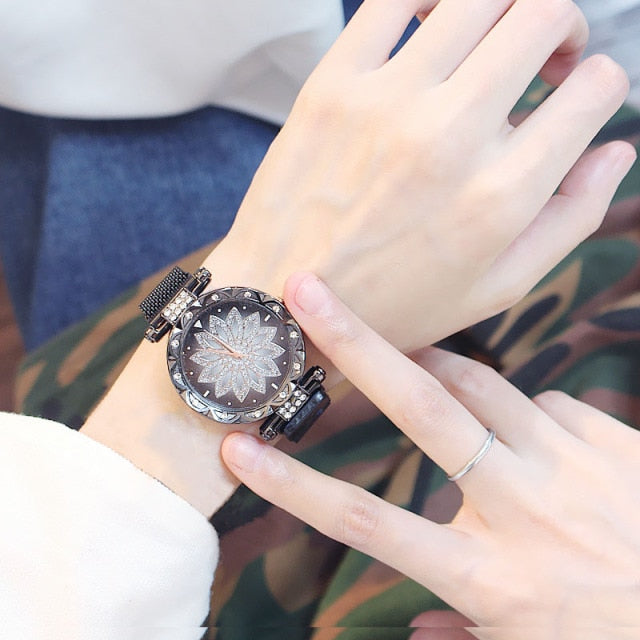 Luxury Rose Gold Women Watch