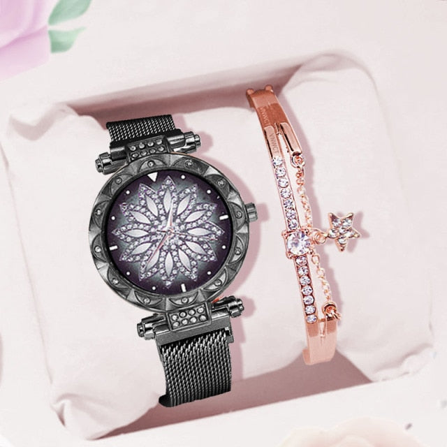 Luxury Rose Gold Women Watch